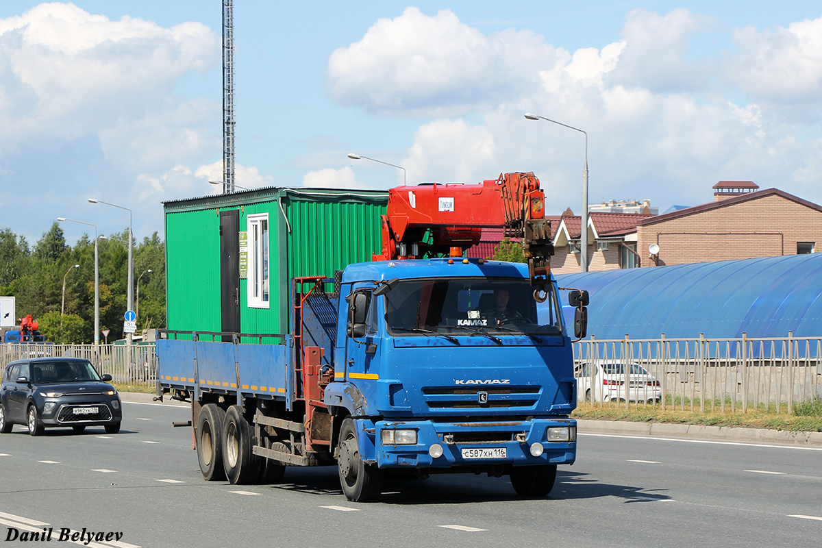 Татарстан, № С 587 ХН 116 — КамАЗ-65117-N3(78)