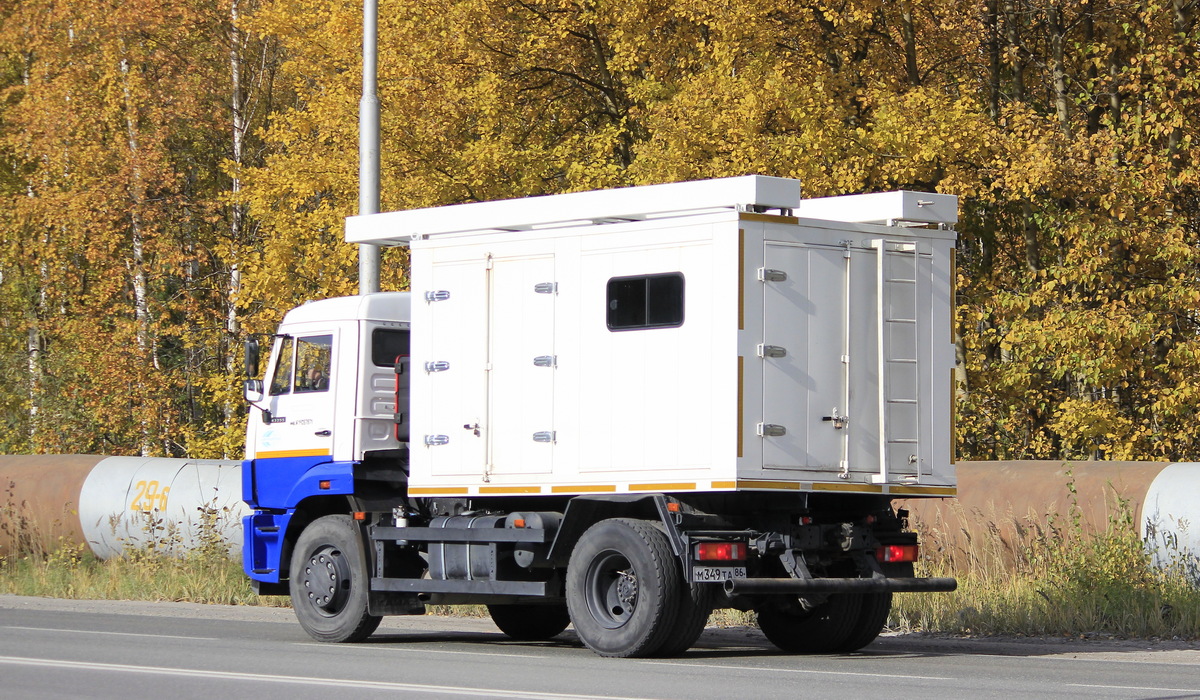 Ханты-Мансийский автоном.округ, № М 349 ТА 86 — КамАЗ-43255-R4(28)
