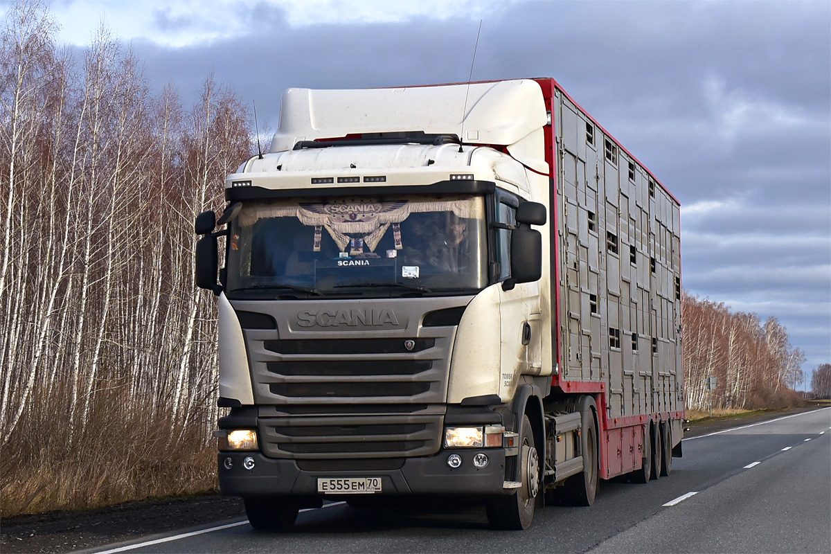 Томская область, № Е 555 ЕМ 70 — Scania ('2013) G400