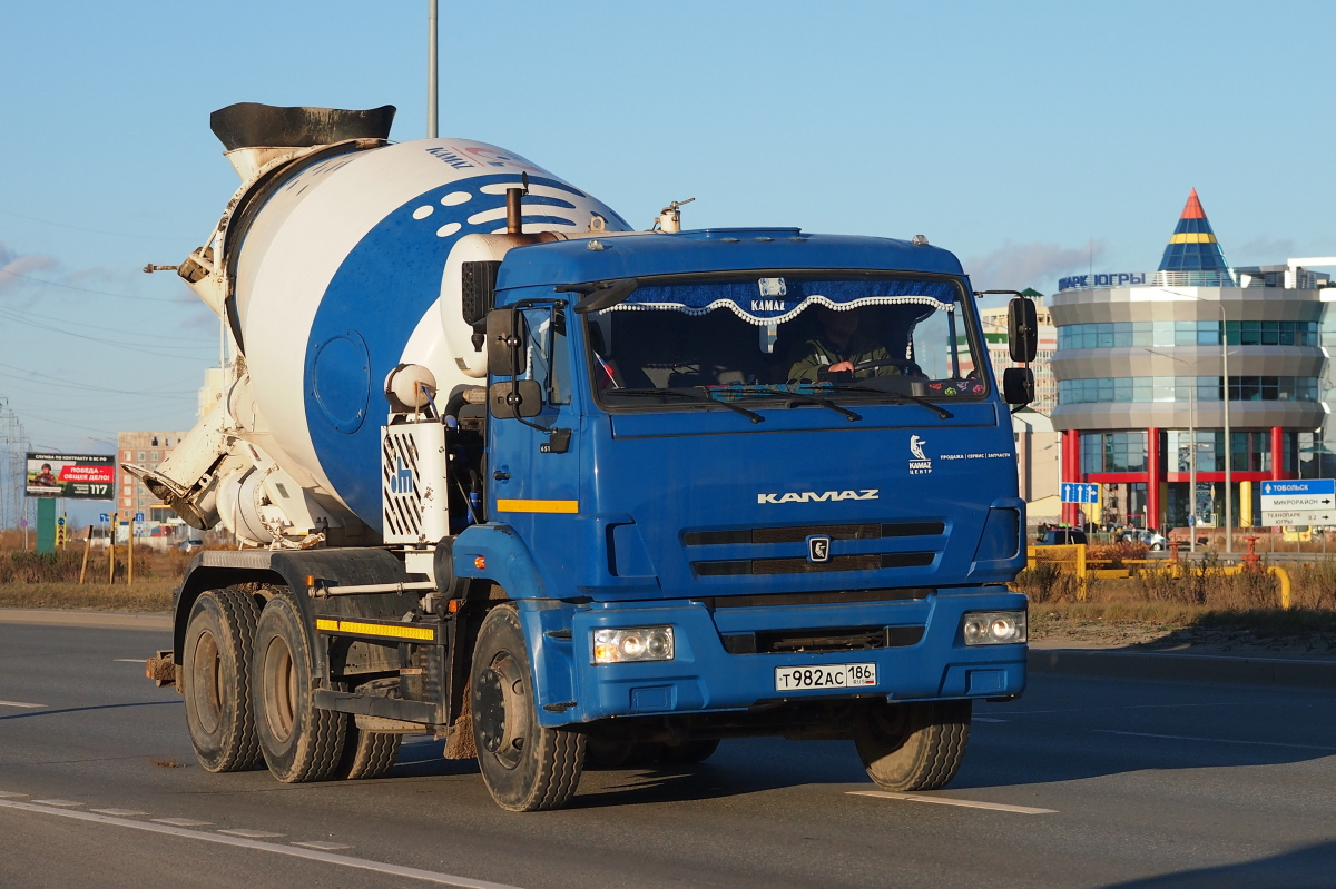 Ханты-Мансийский автоном.округ, № Т 982 АС 186 — КамАЗ-65115-A4(23)