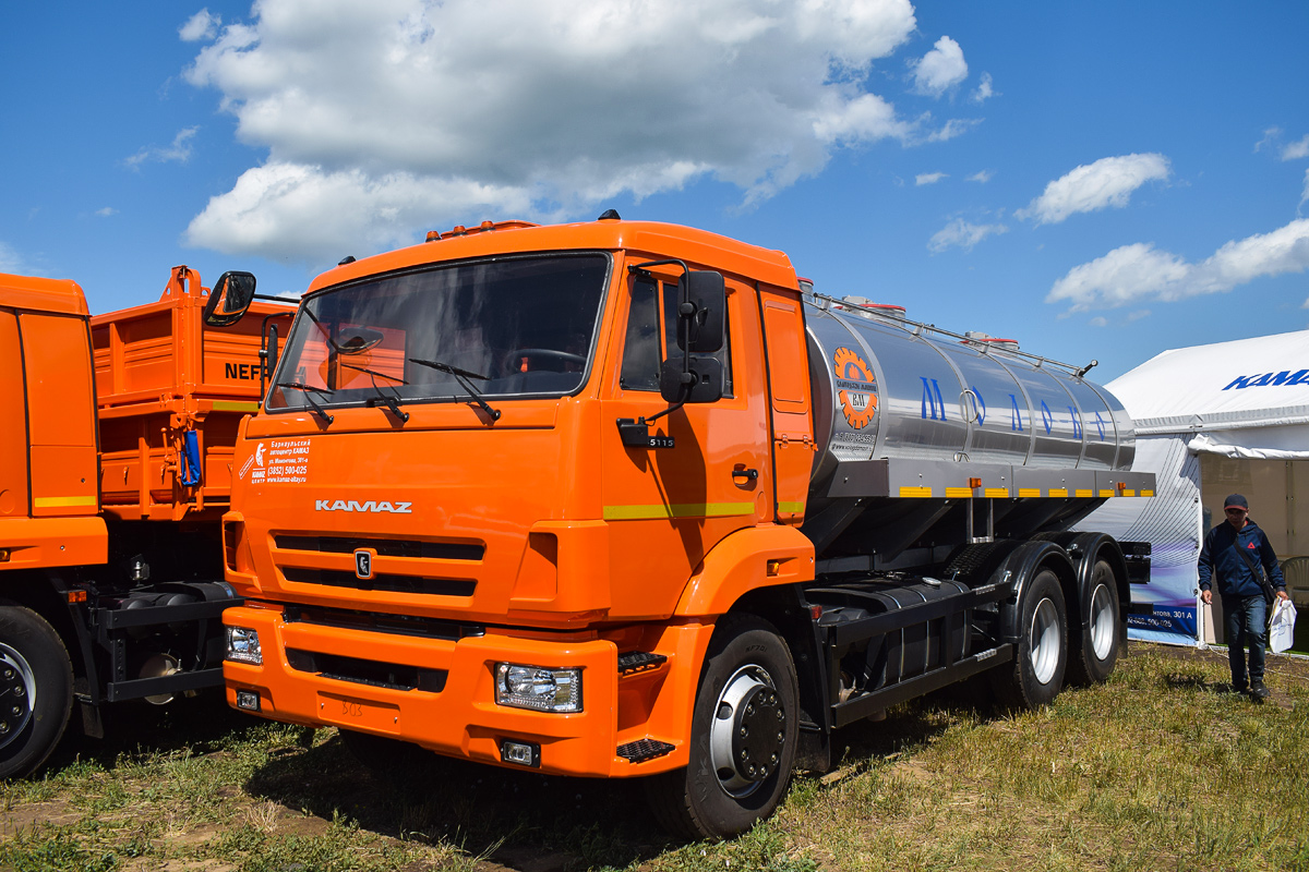 Алтайский край, № Н 659 СТ 70 — КамАЗ-65115-A5(48); Алтайский край — Выставка "День Сибирского Поля 2023"