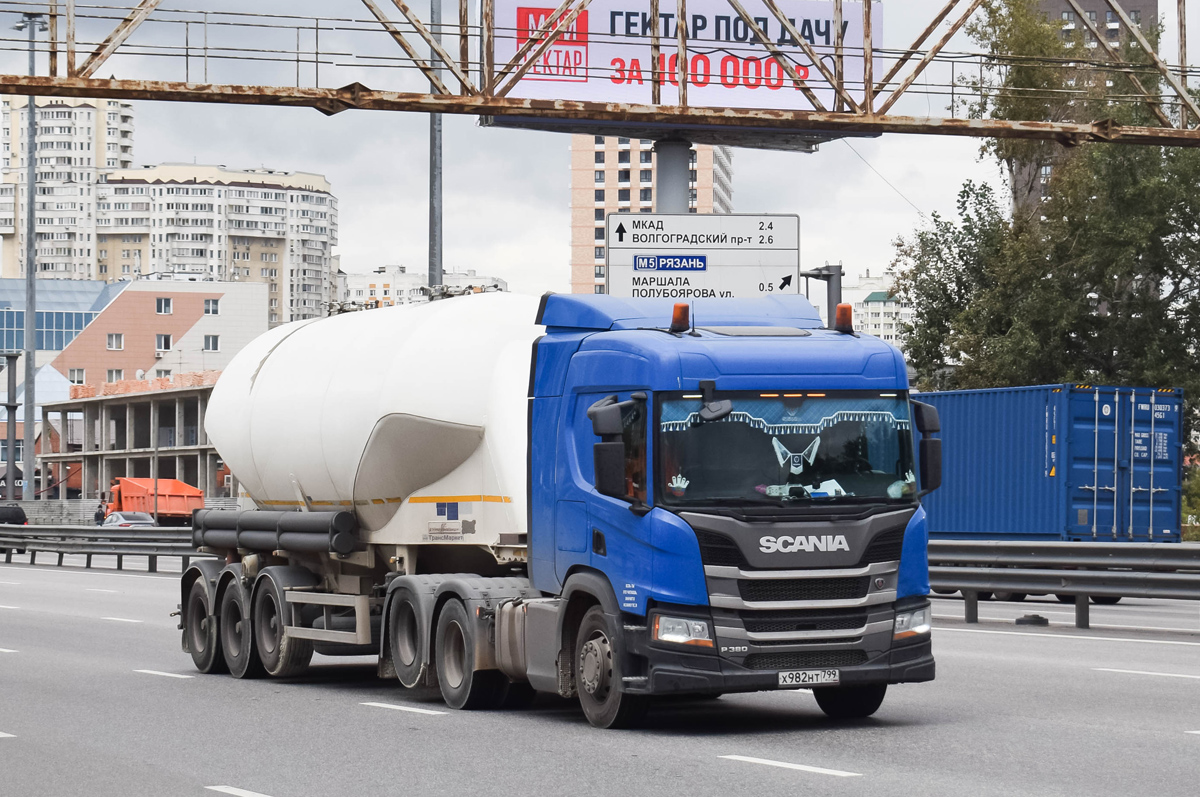 Москва, № Х 982 НТ 799 — Scania ('2016) P380