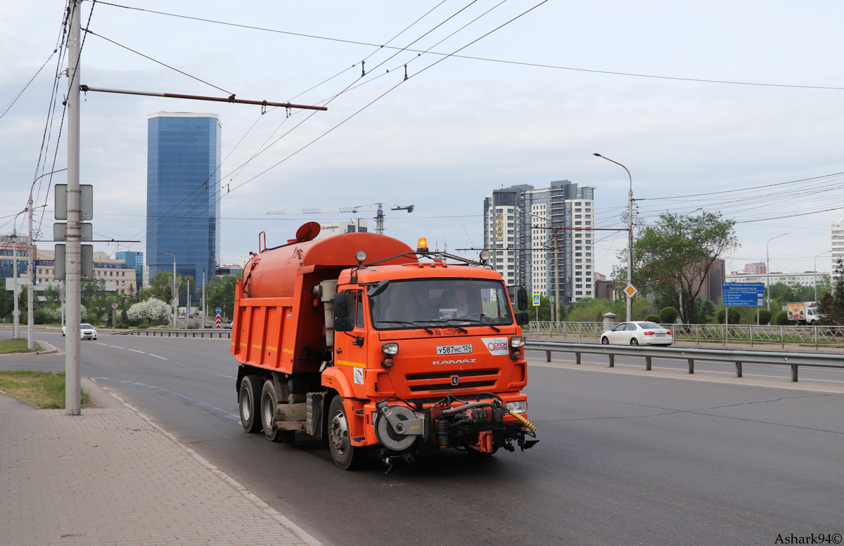 Красноярский край, № У 587 НС 124 — КамАЗ-65115-L4(19)