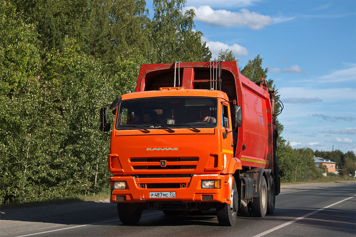 Тюменская область, № Р 487 МС 72 — КамАЗ-65115-A4(23)