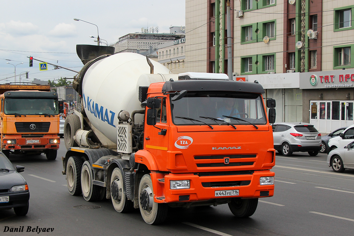 Татарстан, № К 443 УЕ 716 — КамАЗ-6540-A5(48)