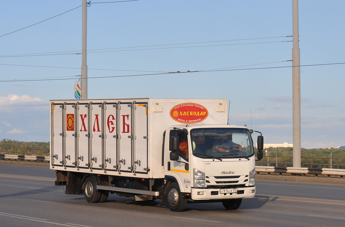 Омская область, № У 914 УР 55 — Isuzu NPR75 [Z7X]