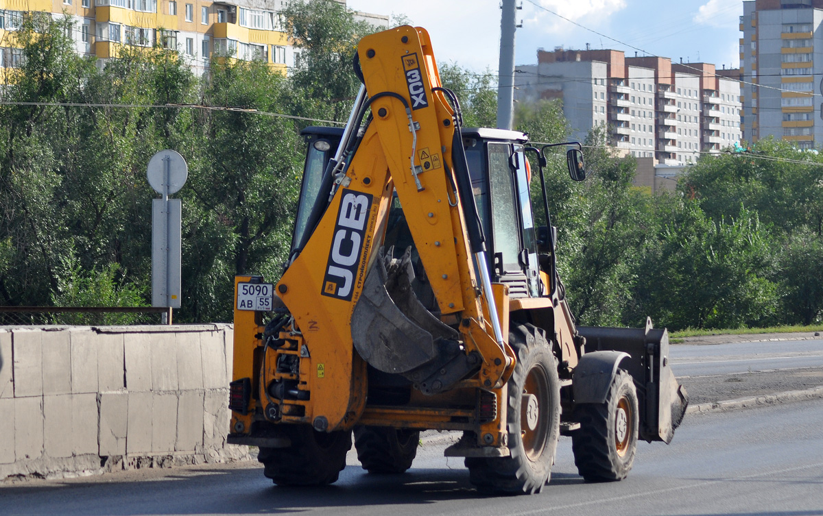 Омская область, № 5090 АВ 55 — JCB 3CX
