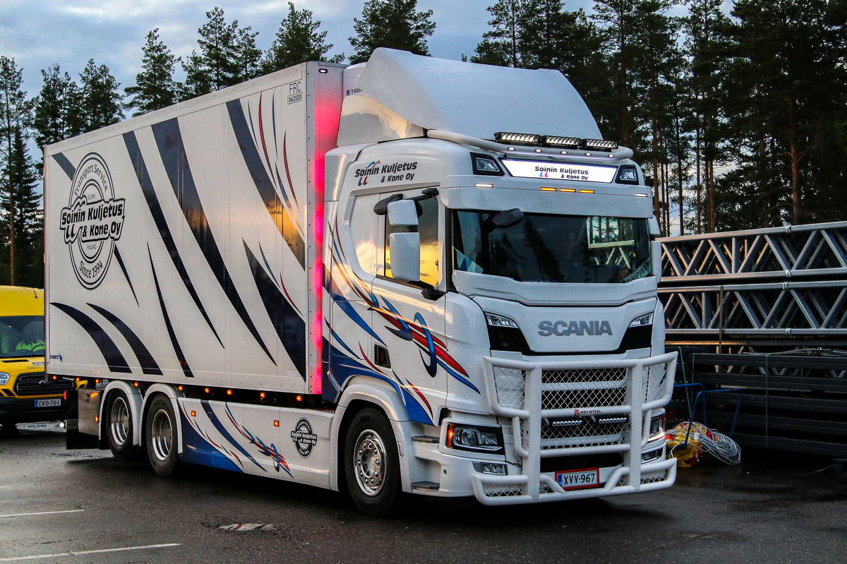 Финляндия, № XVV-967 — Scania ('2016) R-Series (общ. м)