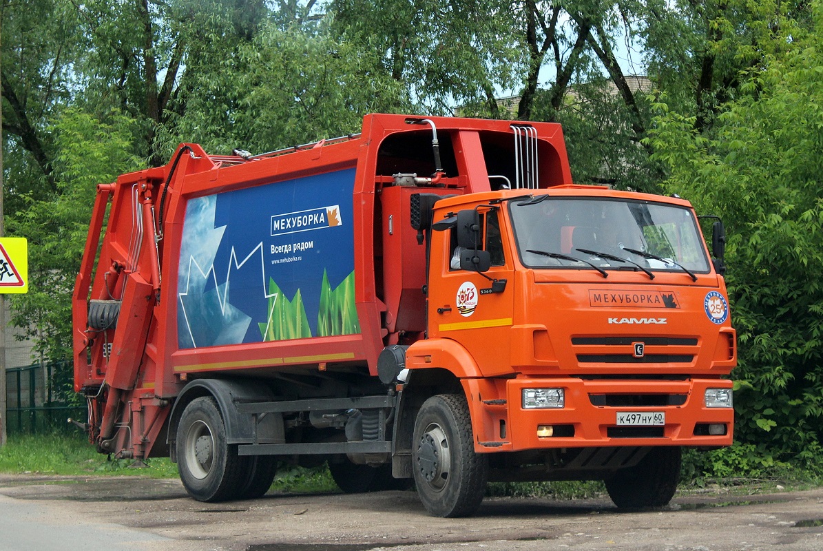 Псковская область, № К 497 НУ 60 — КамАЗ-53605-A5(48)