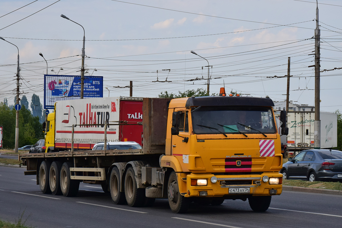 Волгоградская область, № С 473 АХ 34 — КамАЗ-65116-N3(78)