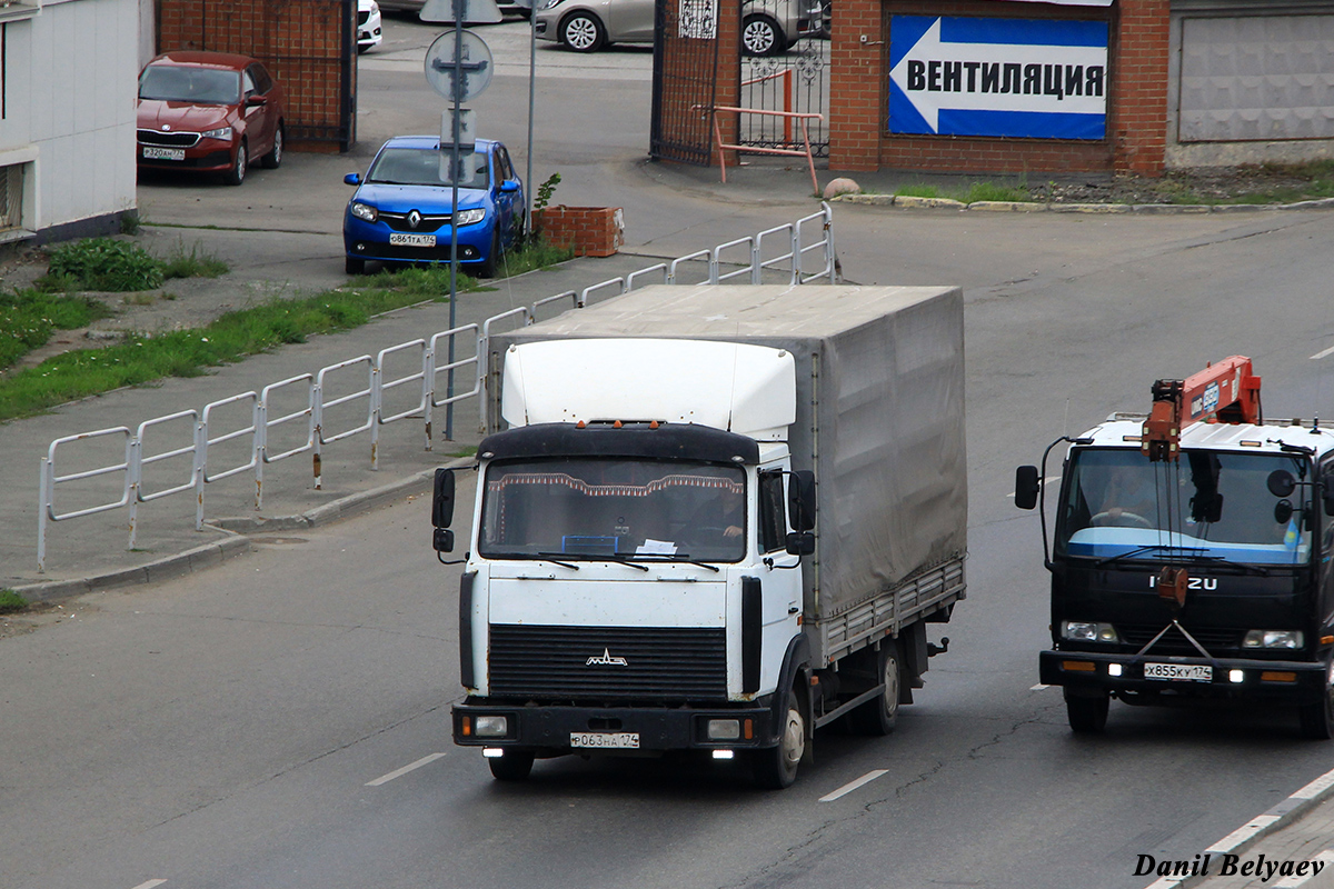 Челябинская область, № Р 063 НА 174 — МАЗ-437041