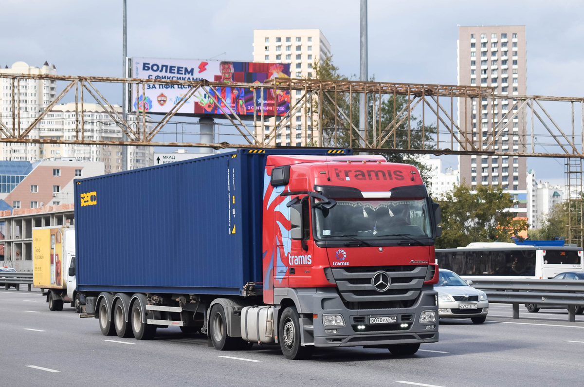 Московская область, № В 070 УА 750 — Mercedes-Benz Actros '09 1844 [Z9M]