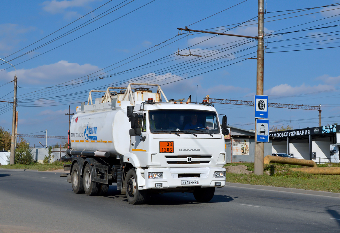 Калужская область, № А 312 ММ 30 — КамАЗ-65115-L4(19)