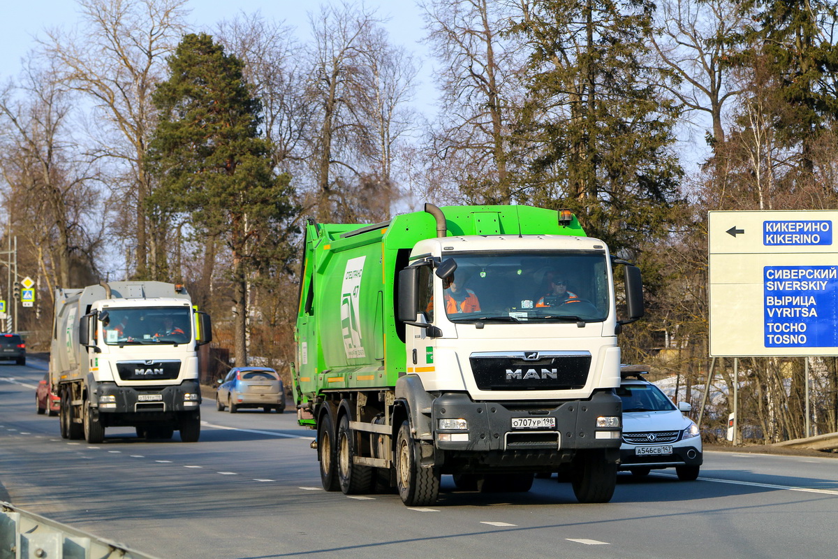 Ленинградская область, № О 707 УР 198 — MAN TGS 33.360