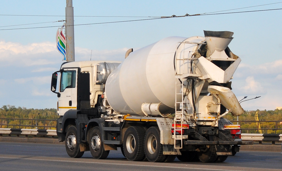 Омская область, № С 908 МЕ 55 — MAN TGS 41.390