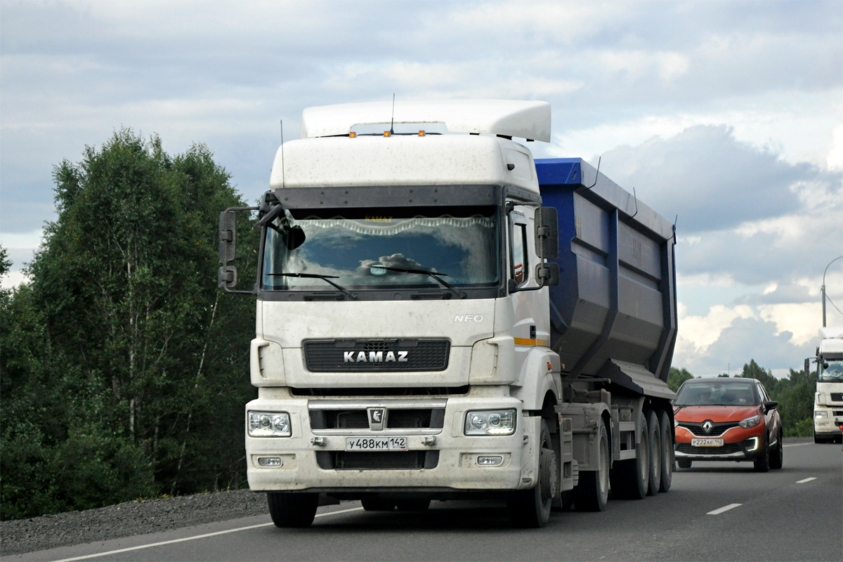 Кемеровская область, № У 488 КМ 142 — КамАЗ-5490-S5(87)