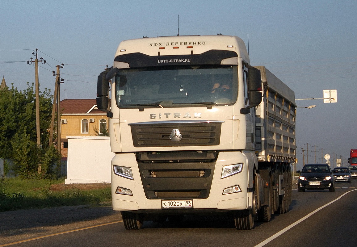 Краснодарский край, № С 102 ЕХ 193 — Sitrak C7H ZZ4186