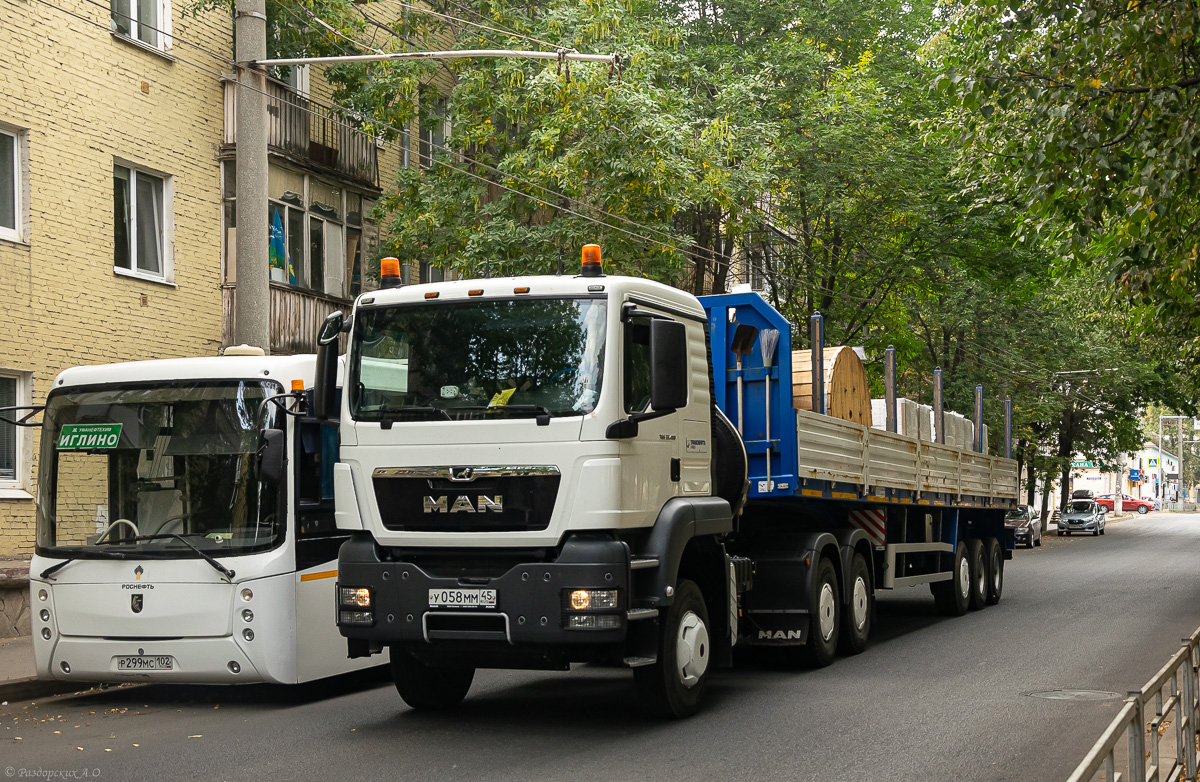 Курганская область, № У 058 ММ 45 — MAN TGS 33.480