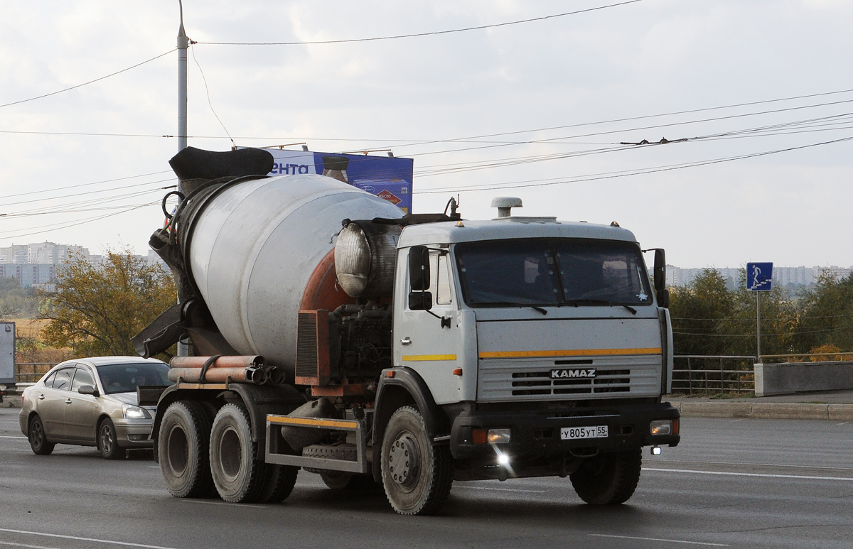 Омская область, № У 805 УТ 55 — КамАЗ-53229-15 [53229R]