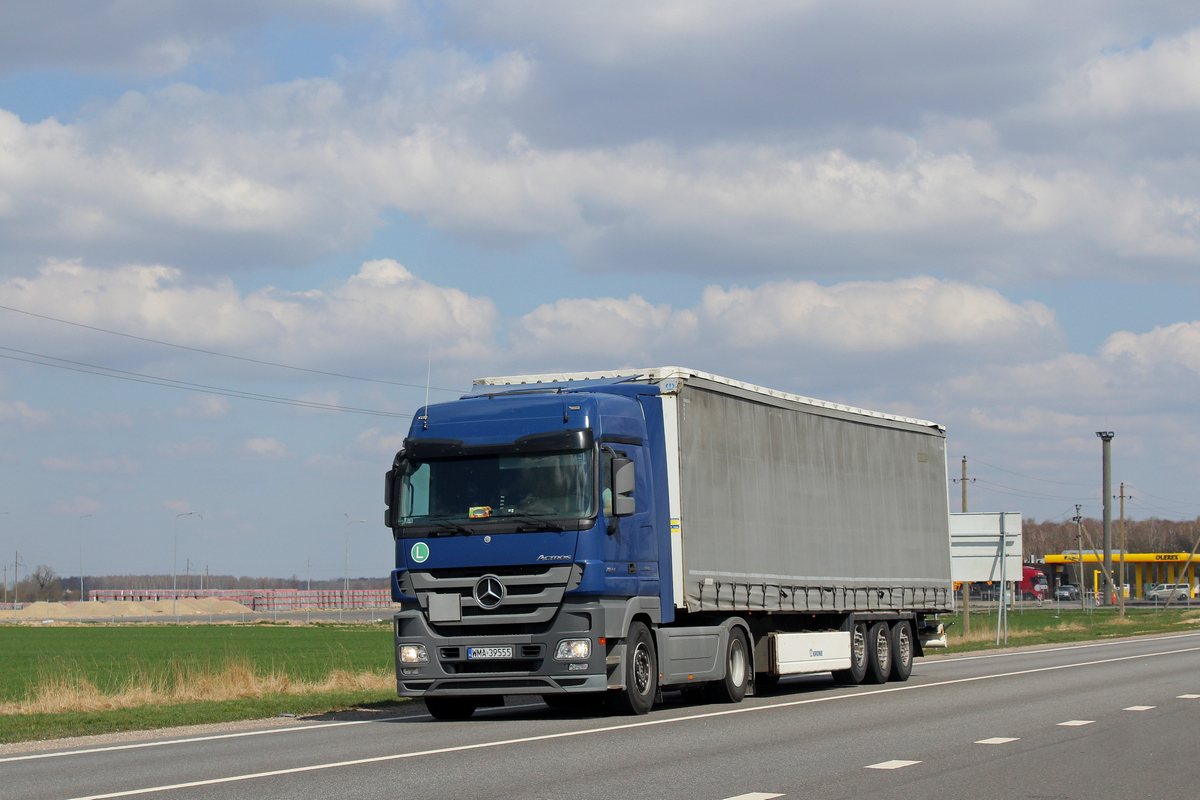 Польша, № WMA 39555 — Mercedes-Benz Actros ('2009) 1844
