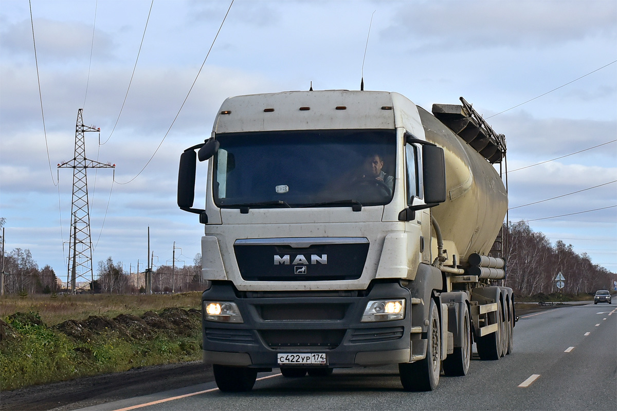 Челябинская область, № С 422 УР 174 — MAN TGS 18.400