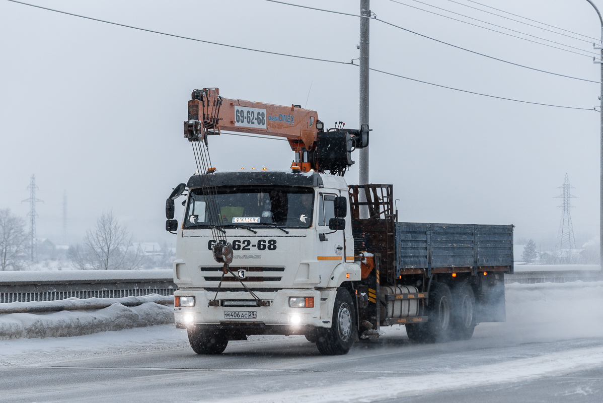 Архангельская область, № М 406 АС 29 — КамАЗ-65117-A4(23)
