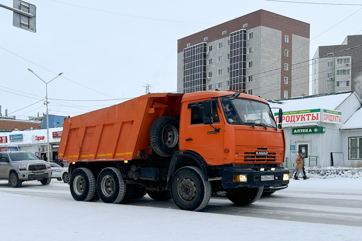 Саха (Якутия), № М 258 КН 14 — КамАЗ-65115 [651150]