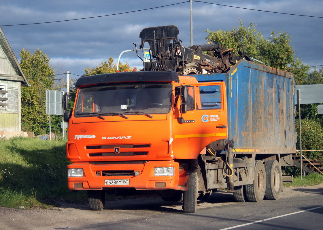 Ленинградская область, № В 538 РТ 147 — КамАЗ-65115-50
