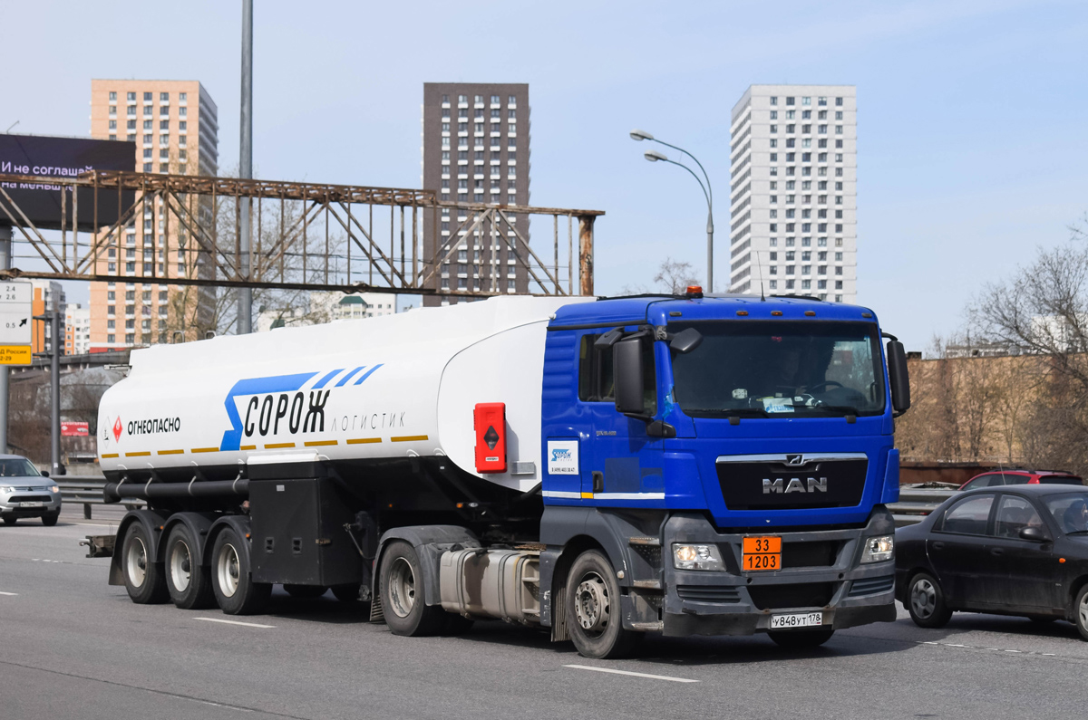 Санкт-Петербург, № У 848 УТ 178 — MAN TGX ('2007) 18.400