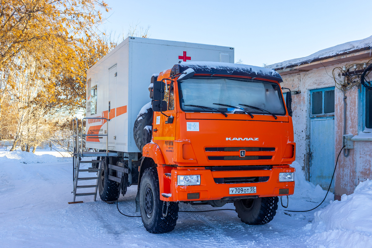Омская область, № У 709 ОТ 55 — КамАЗ-43502-D5(66)
