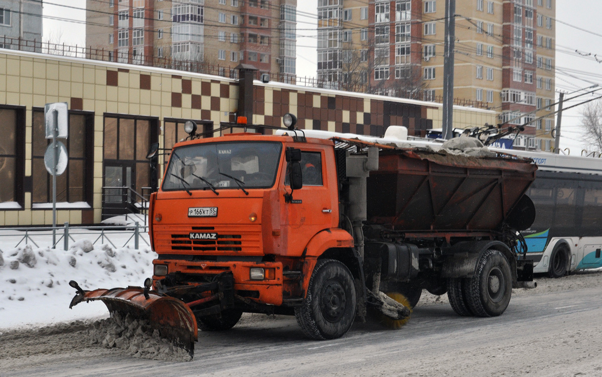 Омская область, № Р 166 КТ 55 — КамАЗ-53605-62