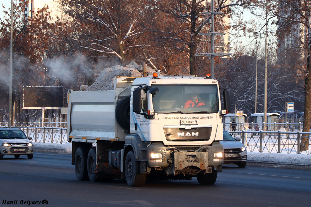Санкт-Петербург, № С 833 ВК 178 — MAN TGS 33.400