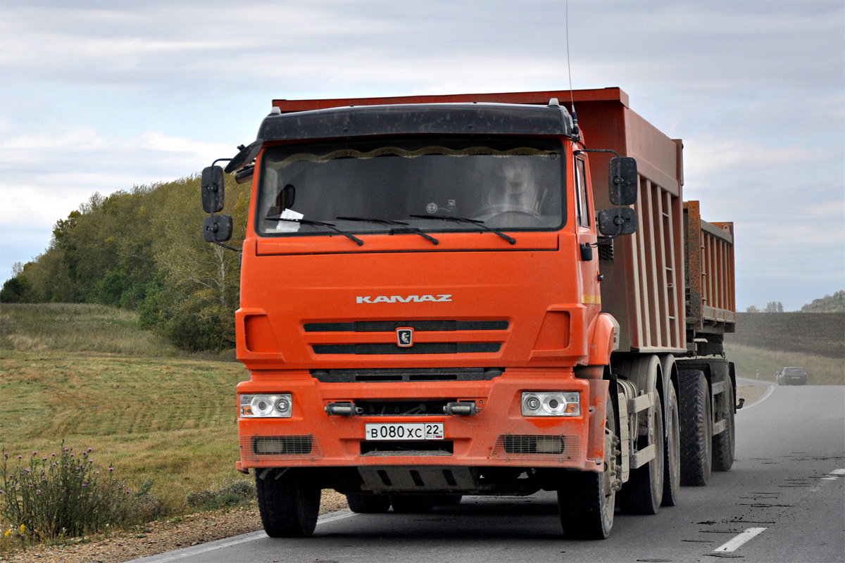 Алтайский край, № В 080 ХС 22 — КамАЗ-6520-K4(29)