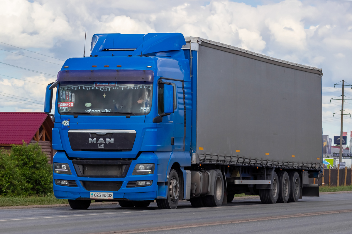 Алматы, № 025 MK 02 — MAN TGX ('2007) 18.440