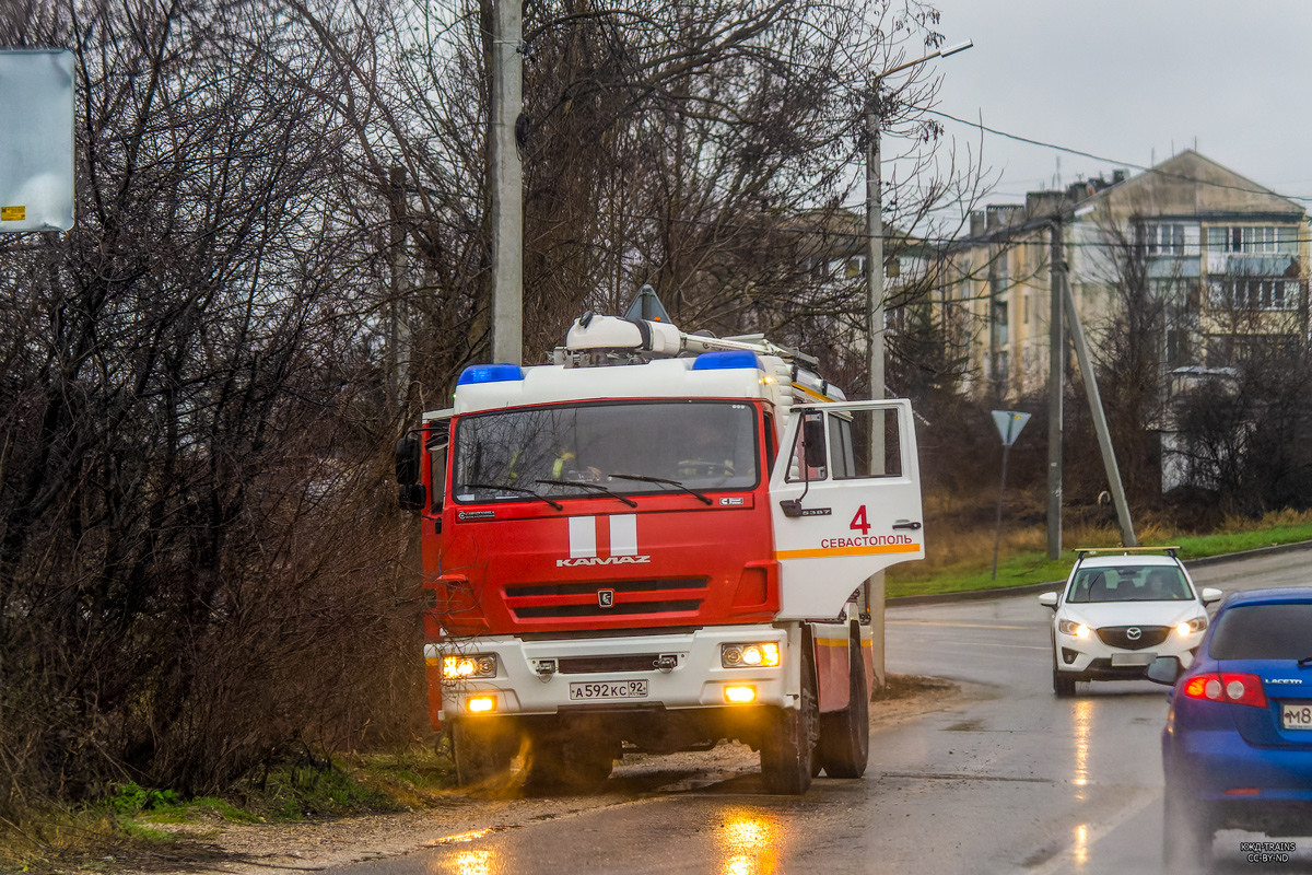 Севастополь, № А 592 КС 92 — КамАЗ-5387-RF(08) [53870F-R]