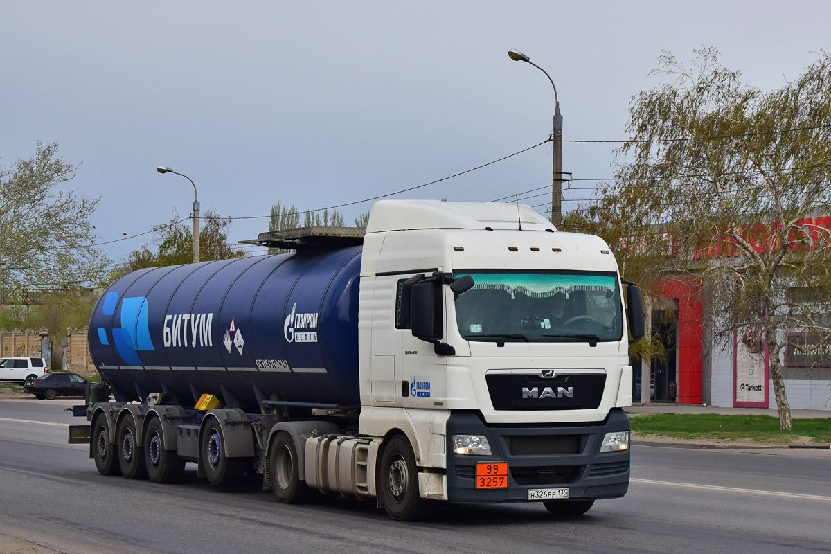 Воронежская область, № Н 326 ЕЕ 136 — MAN TGX ('2007) 18.400