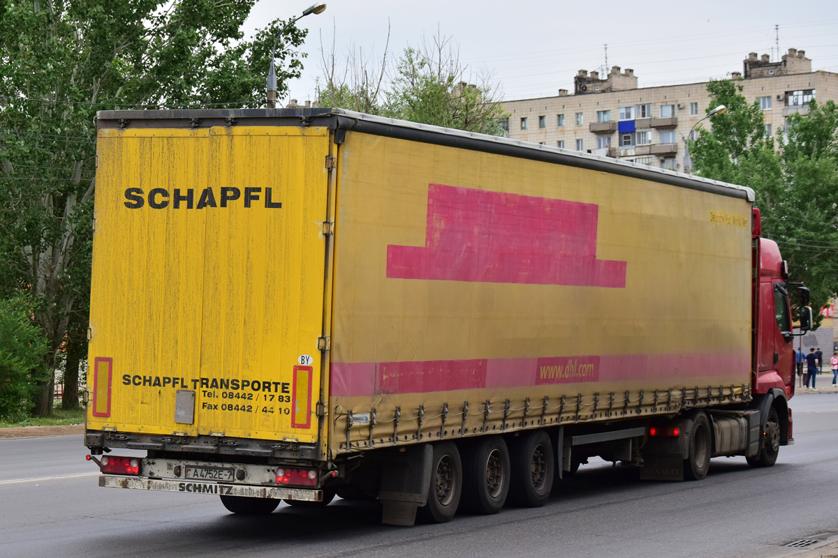 Минск, № A 4752 E-7 — Schmitz Cargobull S.CS / SCB*S3T / S01