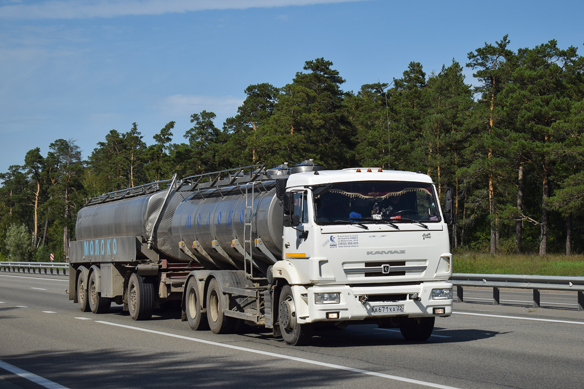 Алтайский край, № А 671 ХА 22 — КамАЗ-65115-L4(19)