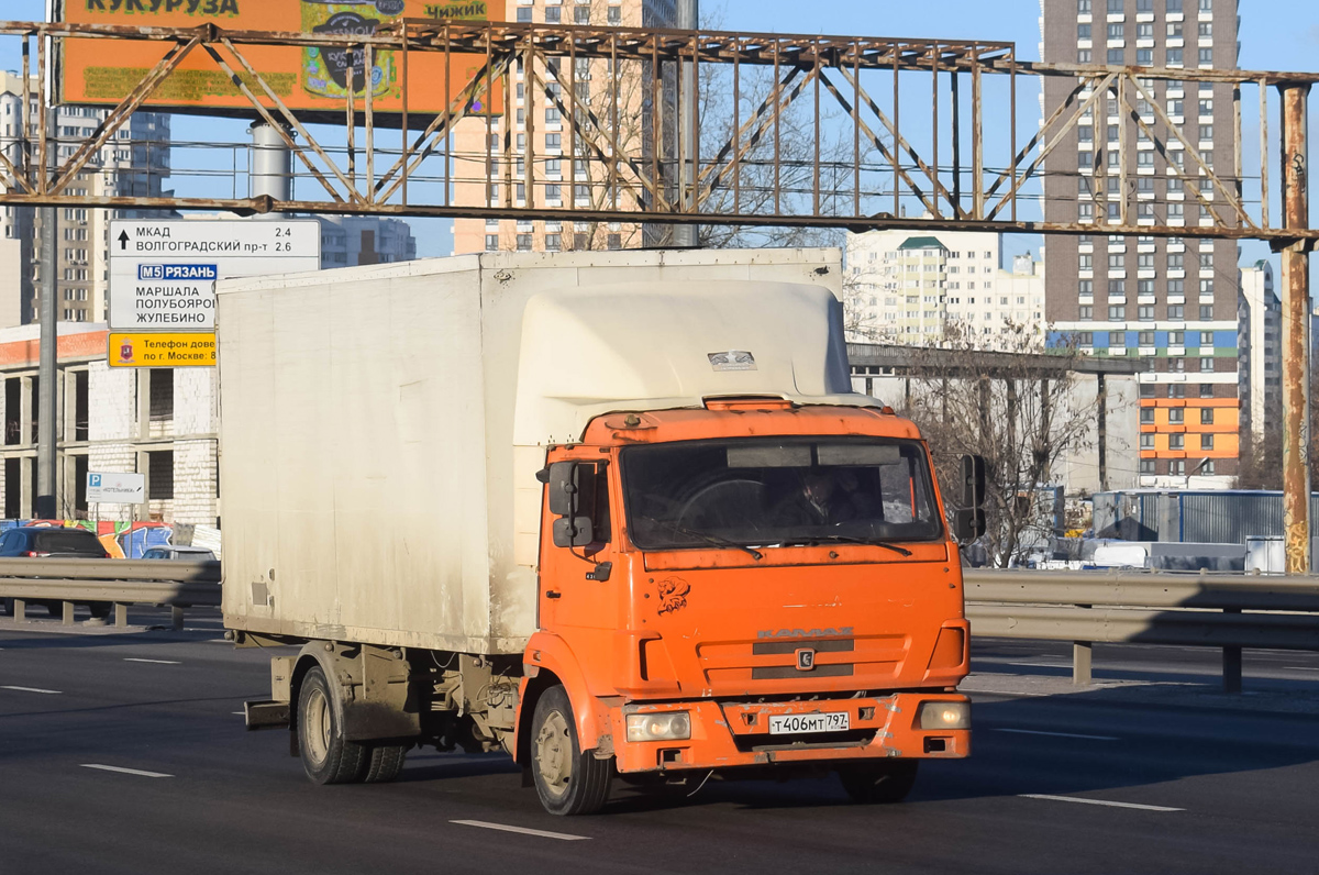Москва, № Т 406 МТ 797 — КамАЗ-4308-H3(99)