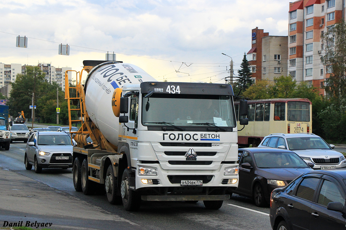 Челябинская область, № Х 434 ВК 774 — Howo HW (общая модель)