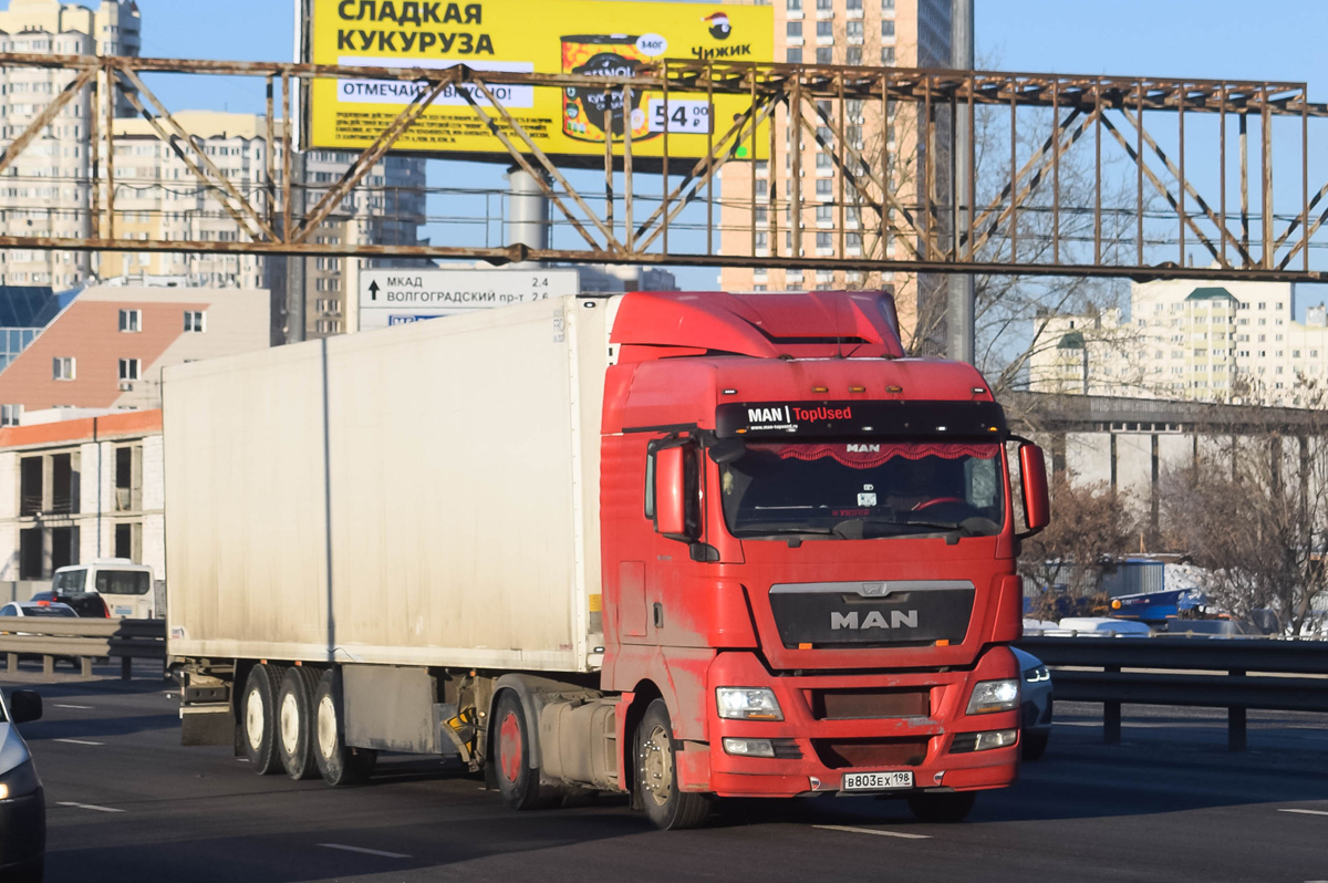 Санкт-Петербург, № В 803 ЕХ 198 — MAN TGX ('2007) 18.400