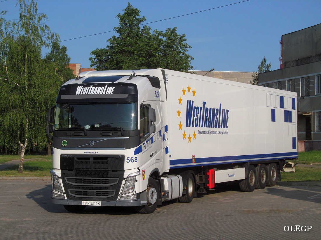 Минск, № 568 — Volvo ('2012) FH.460