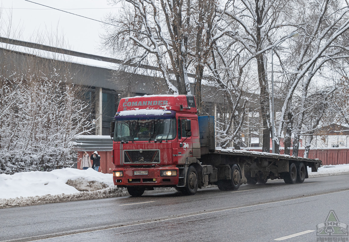Алматинская область, № 919 AQU 05 — MAN F2000 22.403