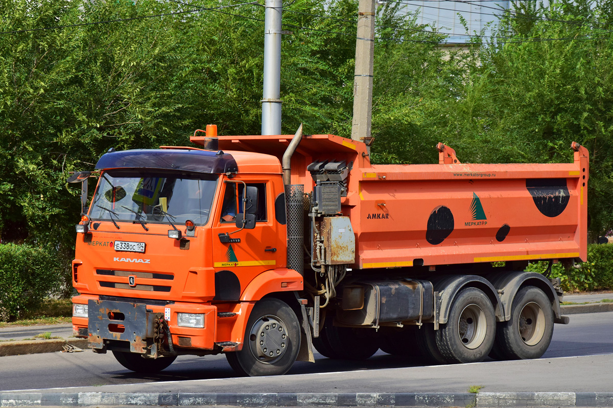 Волгоградская область, № Е 338 ОС 134 — КамАЗ-65115-A5(48)