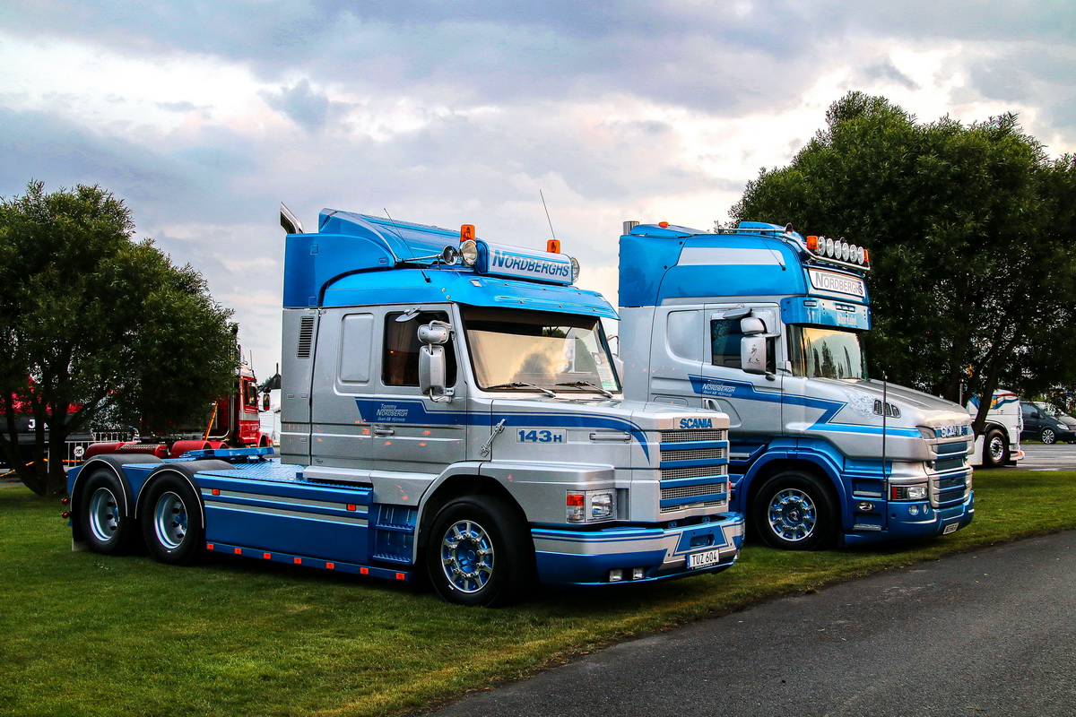 Швеция, № TUZ 604 — Scania (II) T-Series 143H; Финляндия — Power Truck Show 2018