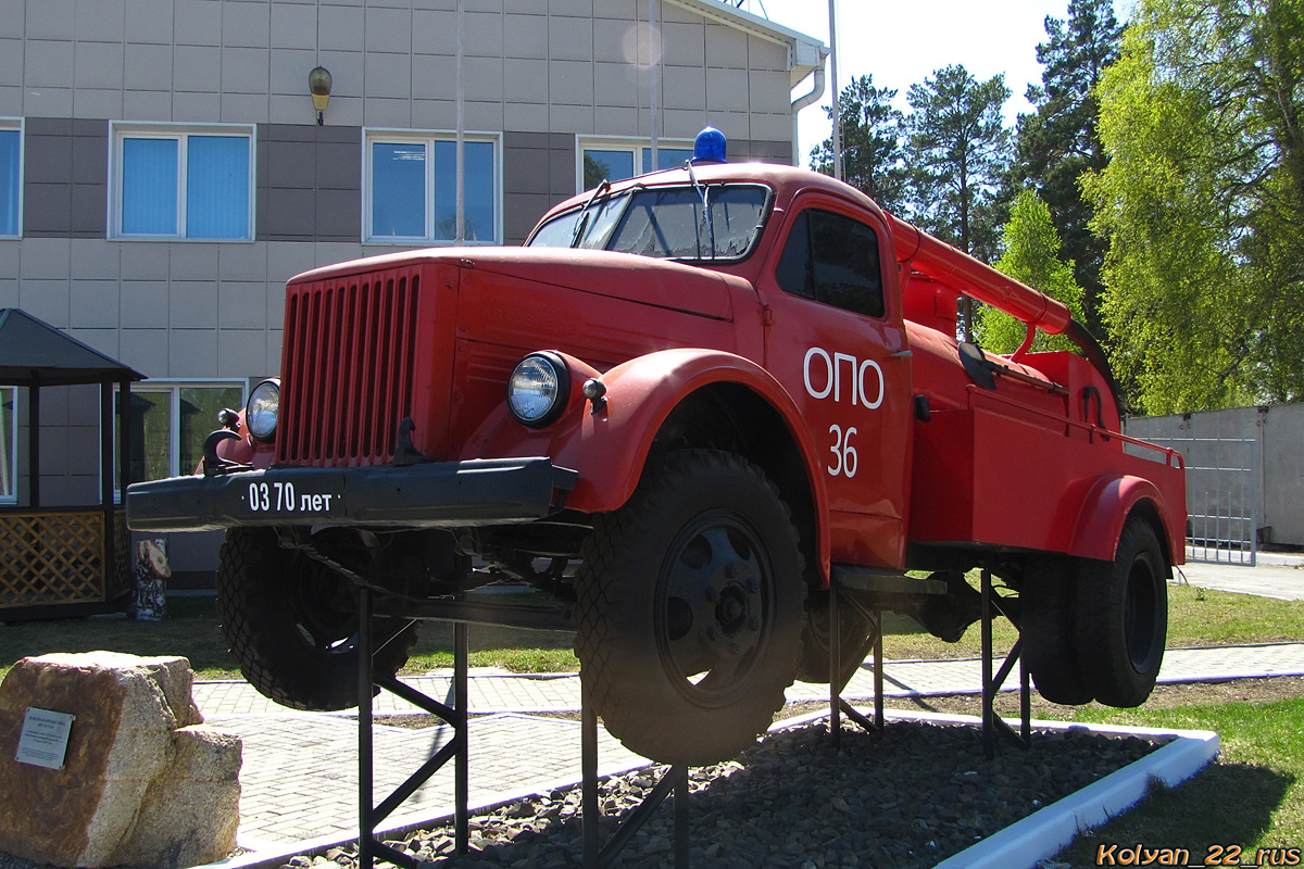 Алтайский край, № 0370 ЛЕТ — ГАЗ-51А; Техника на постаментах, памятники (Алтайский край)