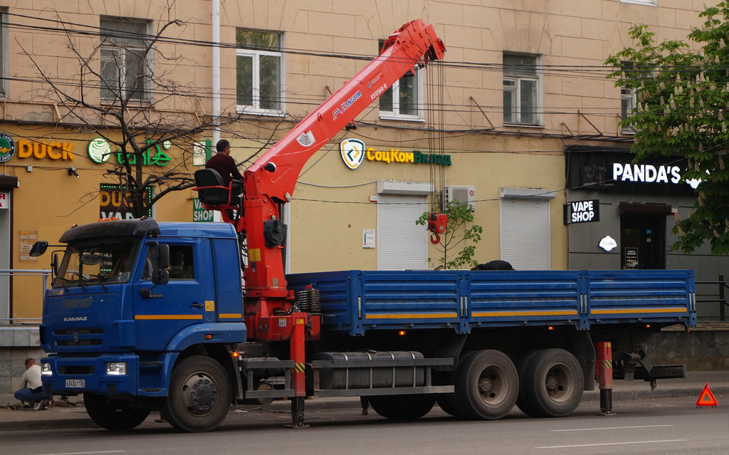 Воронежская область, № В 343 ЕТ 136 — КамАЗ-65117-A5(48)