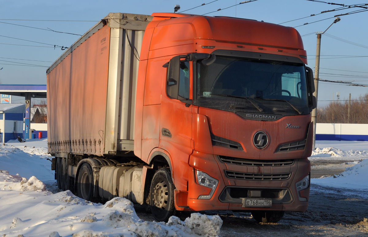 Оренбургская область, № Е 768 НН 156 — Shaanxi Shacman X6000 SX4188
