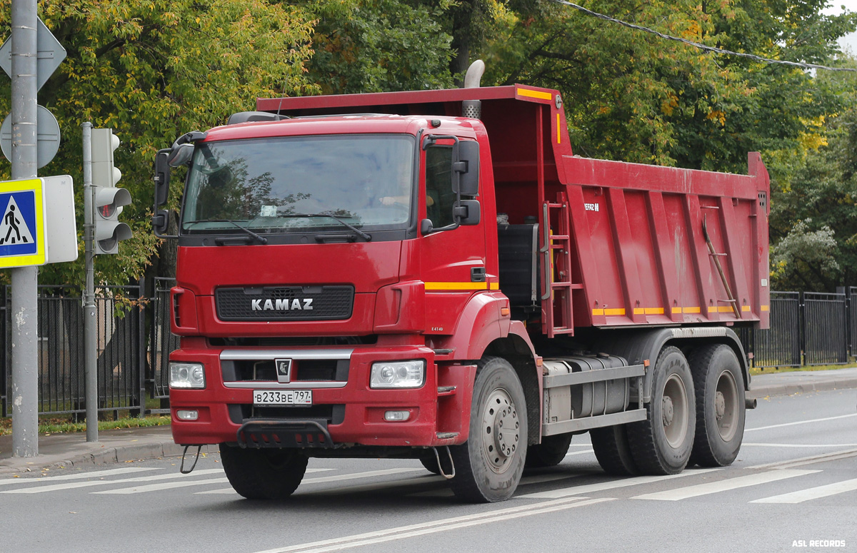Москва, № В 233 ВЕ 797 — КамАЗ-6580-S5(87)