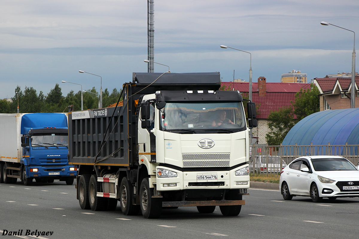 Татарстан, № О 561 ММ 716 — FAW J6 CA3310
